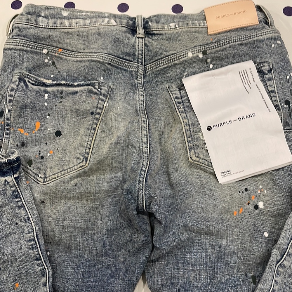 PURPLE BRAND P001 LOW RISE SKINNY JEANS - Picture 5 of 6